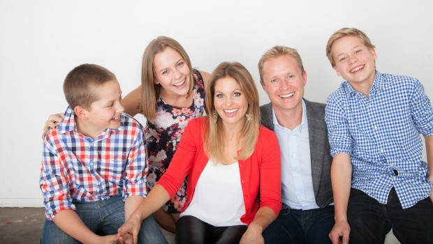 Candace Cameron Bure and family
