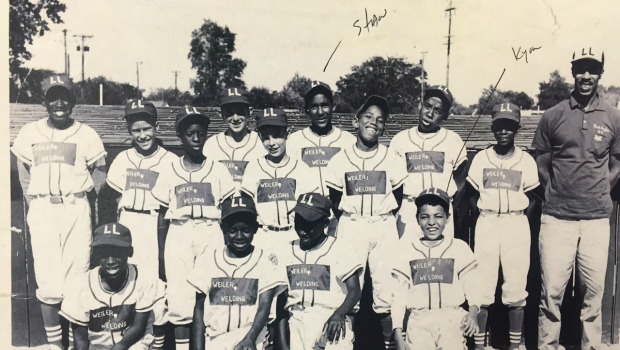 Kym Yancey's childhood baseball team