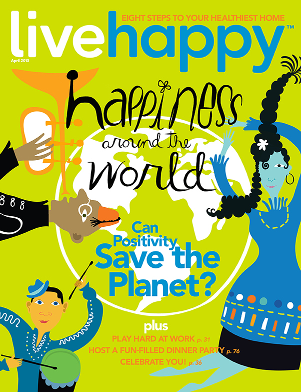 April magazine cover