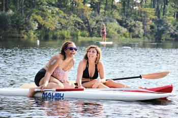 Kayaking at camp