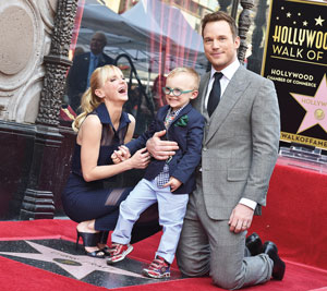 Anna, Chris Pratt and son Jack