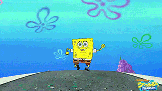 Spongebob Squarepants running