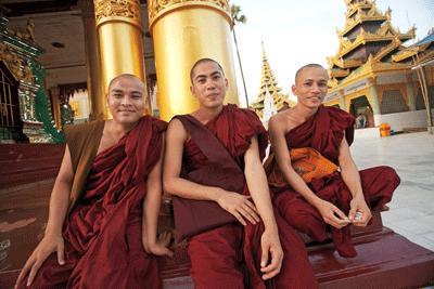 Buddhist Monks in India